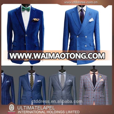 2016 top quality suit manufactory hand made custom men suit